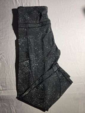Black Speckled Leggings - Ziya Active Light/Tight High-Waist Activewear